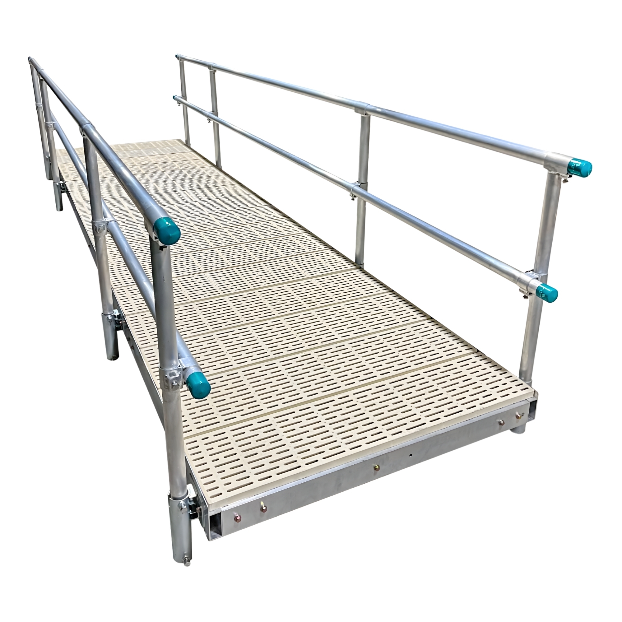 Patriot Docks 4'x16' Gangway Kit with Tan Poly Decking Model# R-2142